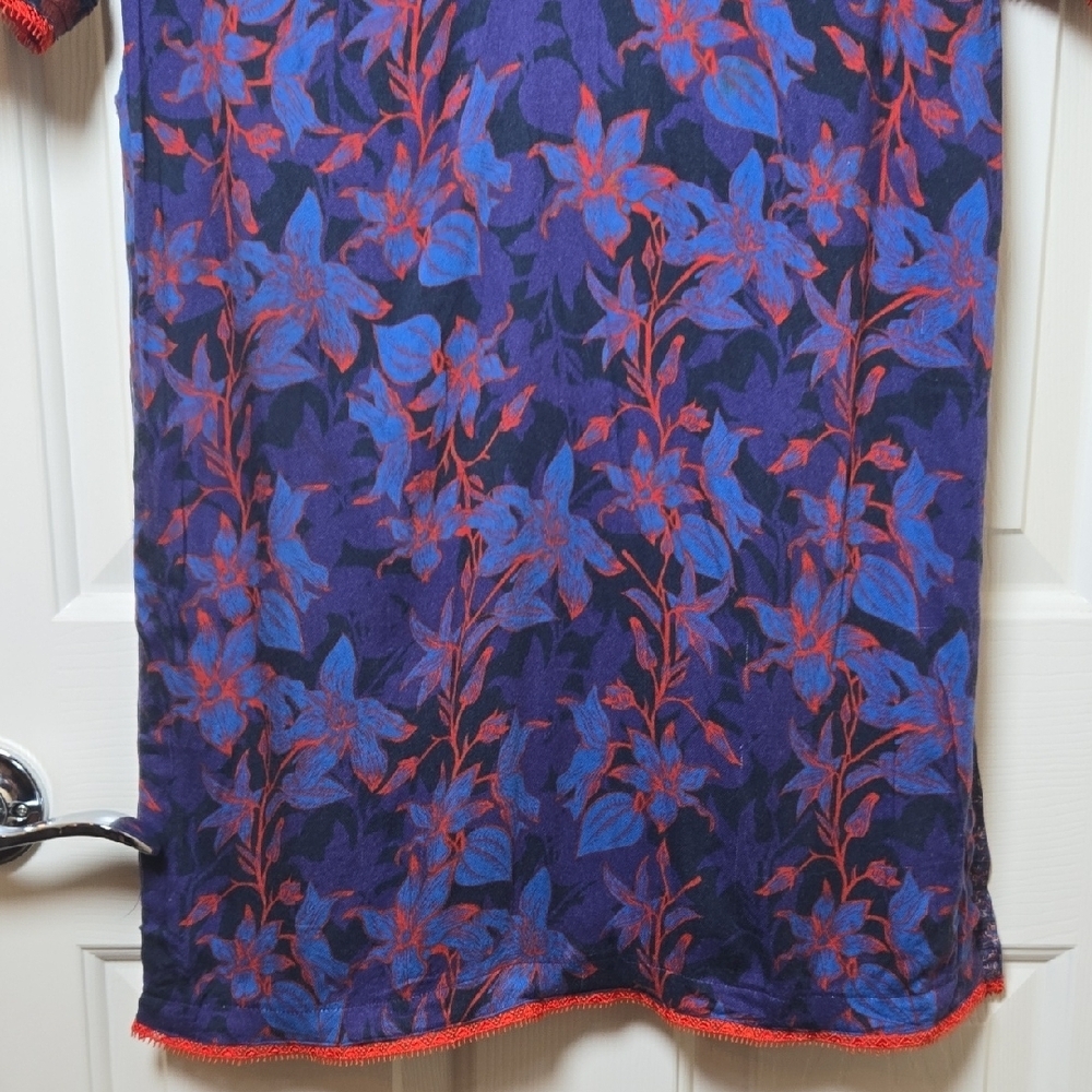 Hand Crafted Beautiful Tunic L Exotic Soft Elegant boho chic WHIMSY Artsy INDO - Picture 7 of 17